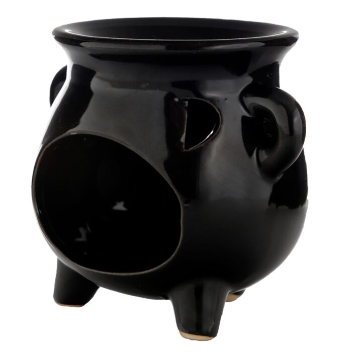 Large Black Cauldron Wax Melter