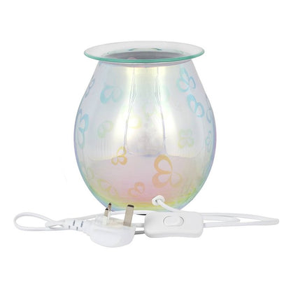3D Flower Petal Light Up Electric Wax Melter (UK 3-Pin Plug)