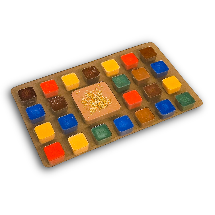 25 Scented Wax Melt Advent Calendar with Hand-Poured Fragrances