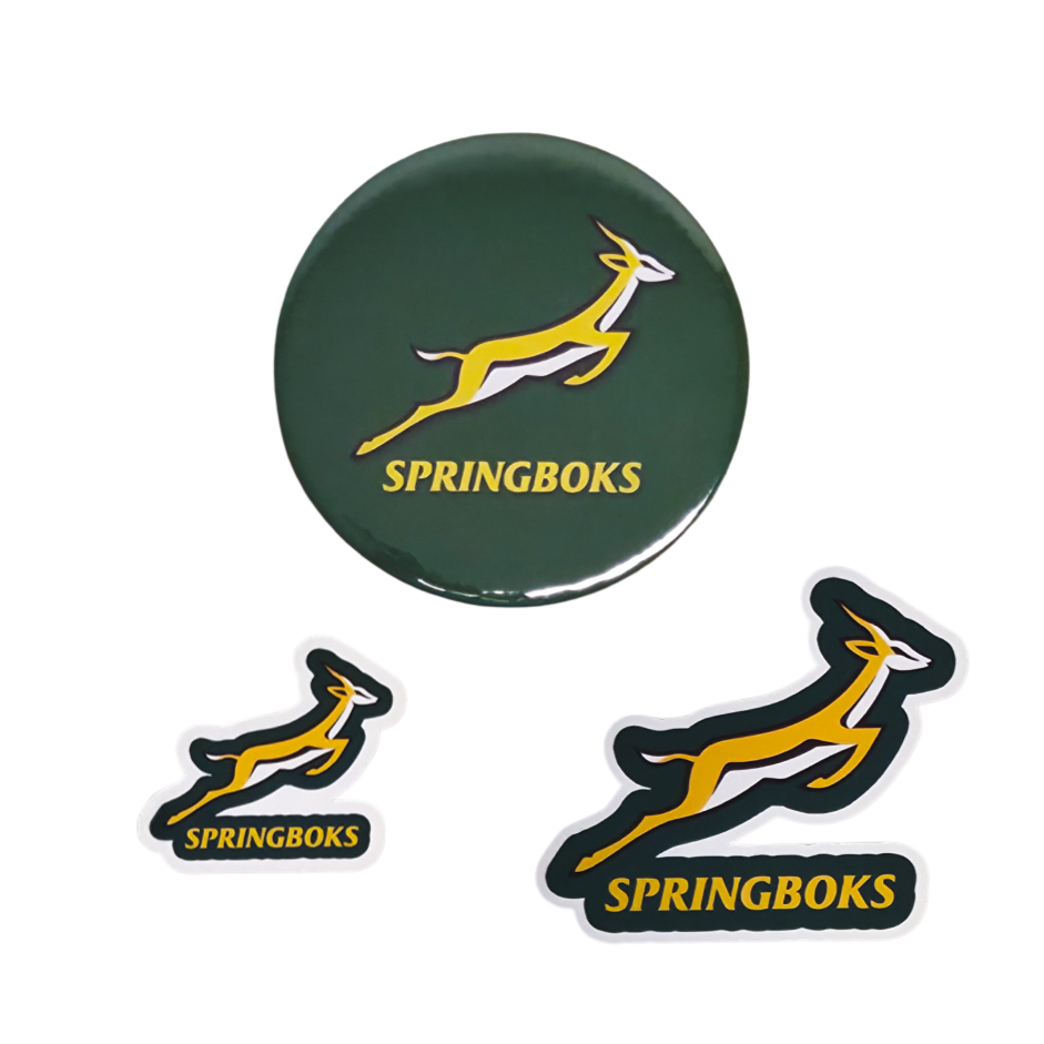 Springbok South African Rugby fridge magnets and stickers