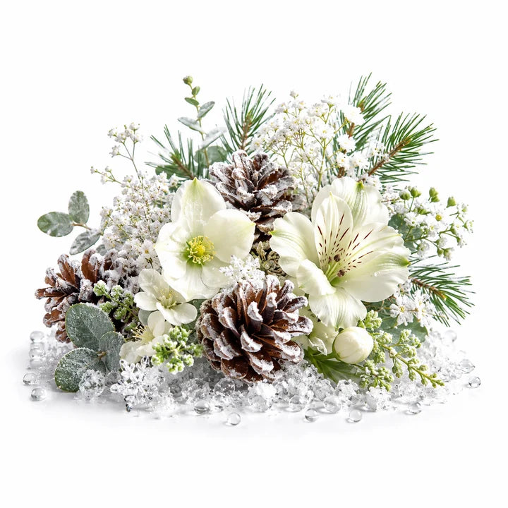 White Christmas wax melts